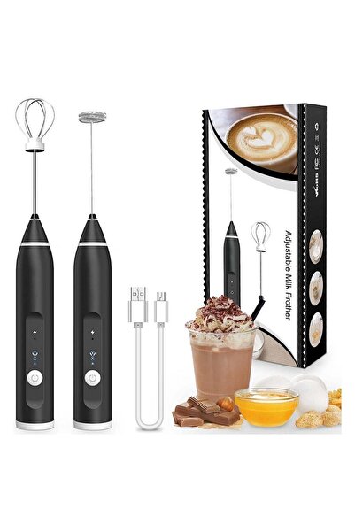 ELTRAZONE Milk Frother, Handheld Electric Egg Whisk USB Rechargeable Foam Mak...