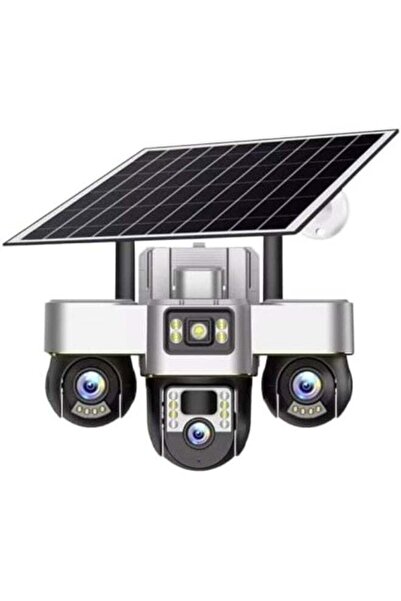 ELTRAZONE كاميرا أمان V380 Pro تعمل بالطاقة الشمسية - كاميرا خارجية لاسلكية 4...