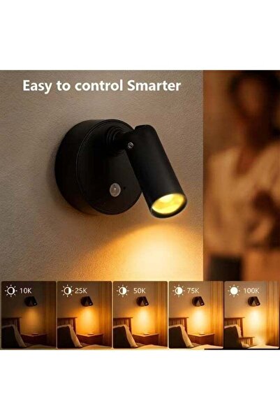 VALUE Generic Indoor Wireless Spotlights for Bedside Reading, Battery Operate...