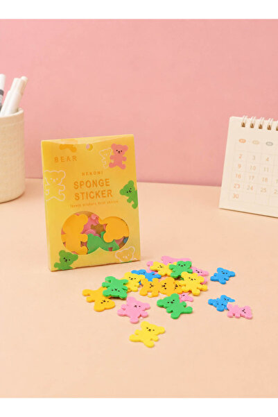 Midi Niko Ni Bear Shaped Foam Stickers