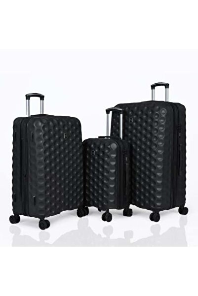 Generic Exquisite and Stylish Geometric Pattern Hardshell Luggage Set of 3 (2...