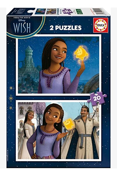 Educa Puzzle Educa 2X20 Piece Children's Puzzle - Disney Wish - 3-5 Year Old ...