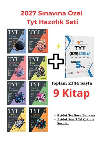 Tudem Yayınları 2027 Tyt Özel Soru Bankası Seti ve Çıkmış Sorular - Kapsamlı ...