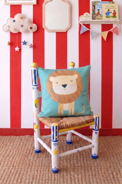 Alseko Concept Little Buddies 02 43X43Cm Square 1 Piece Children's Room Throw...