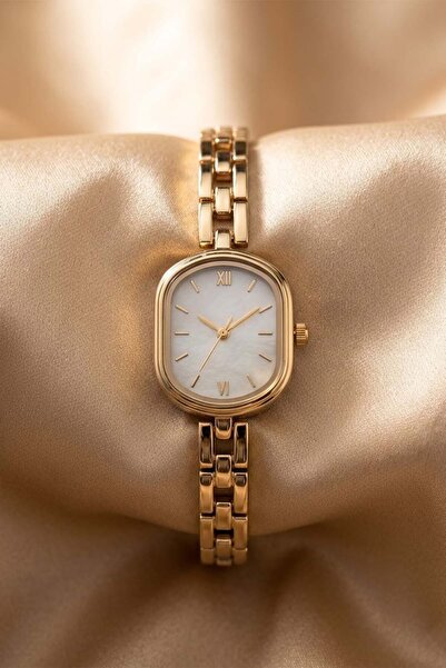 GANYMET Colliss Women's Gold Steel Cord Dial Minimal Vintage Luxury Elegant W...