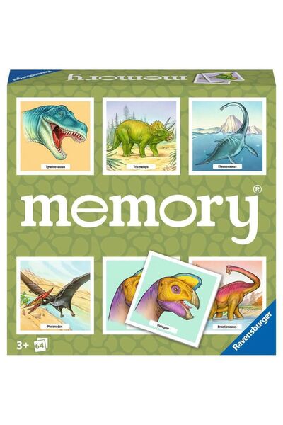 RAVENSBURGER Επιτραπέζιο Παιχνίδι Μνήμης Δεινόσαυροι (20924)