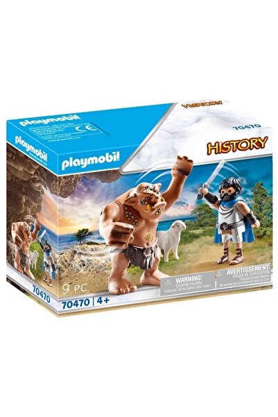 Playmobil Οδυσσέας και Κυκλώπας Πολυφήμης (70470)
