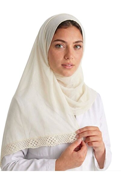 Veil Designer Boal Shawl with Aoi Work and Turkish Koruche on Both Ends with ...