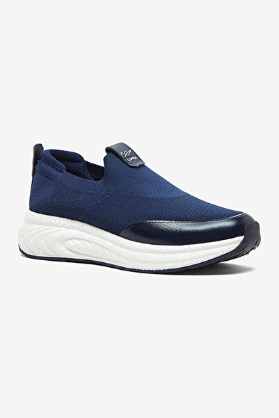 Campus Men FERN Bubble Yoga Max Slip-On Walking Shoes-Navy