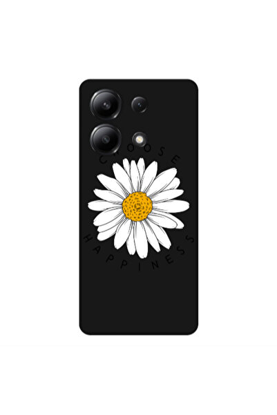 Other Xiaomi Redmi Note 13 4G Chose Happines Black Colored Silicone TPU Θήκη