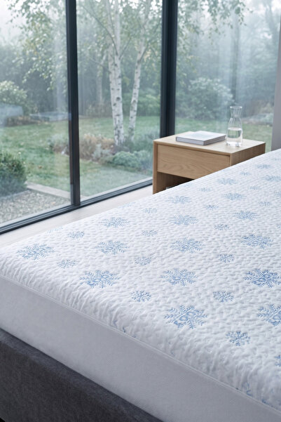 Nart Home Soğutucu Etkili Serinletici Yatak Alezi Fitted Full Kenar Sıvı Geçirmez Yatak Koruyucu