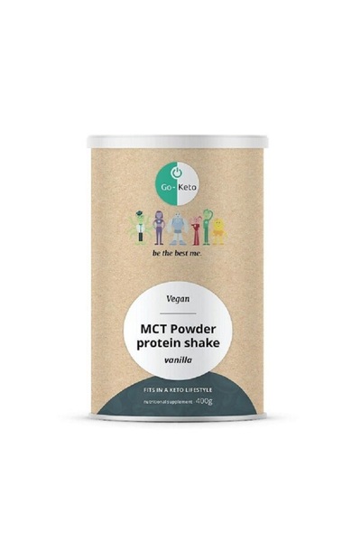Go-Keto MCT Прах Кето Протеинов Шейк Ванилия 400г. -