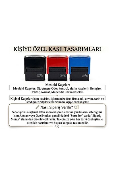 Sırdaş Print 911 Kişiye Özel Otomatik Masa Kaşesi