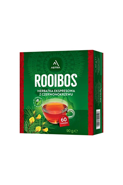 Astra Ceai Rooibos, Astra, aromatizat cu miere, 90g, 60 pliculete