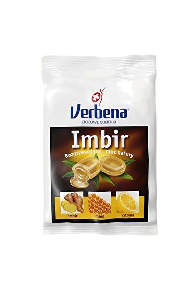 Verbena Bomboane din plante Verbena, Ghimbir, Miere, Lamaie, 60g