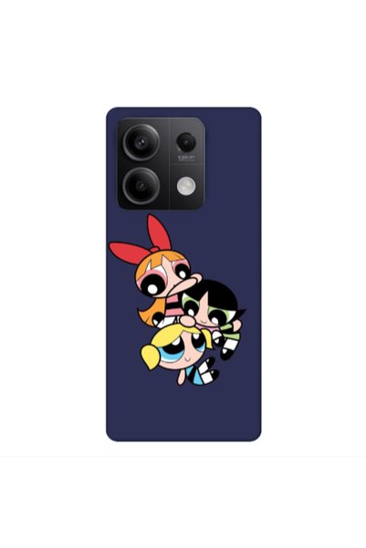 Other Xiaomi Redmi Note 13Pro 5G Powerpuff Dark blue Colored Silicone TPU Θήκη