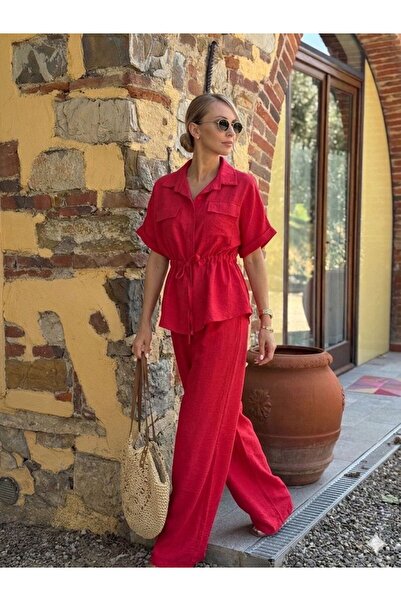 MAXORA SHOP Women's Viscose Suit with Drawstring Waist