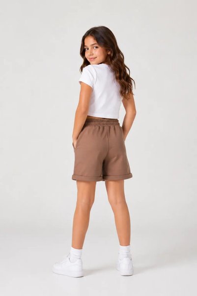 My Hanne Basic Double Leg Girls' Shorts 30605