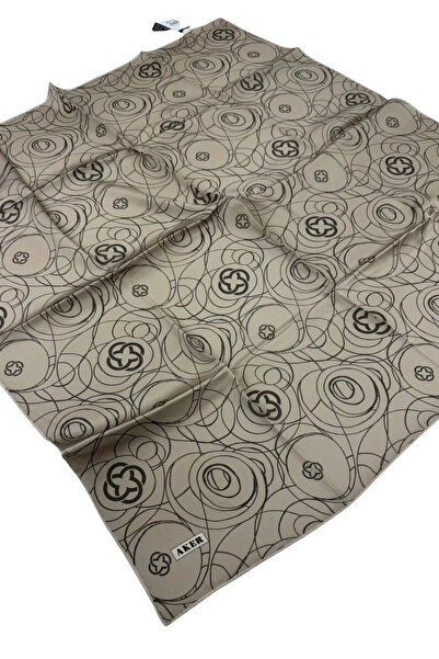 Aker Sura Silk Patterned Scarf 9124701