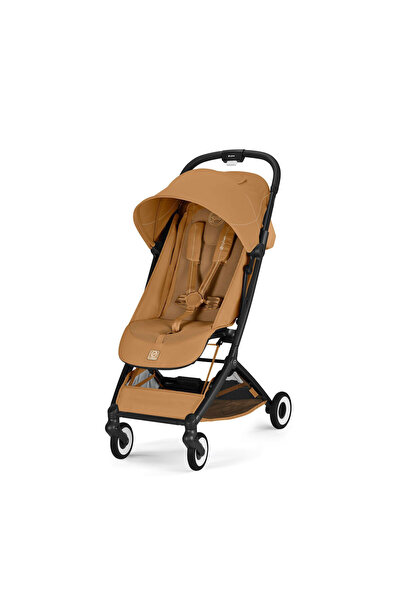Cybex Καρότσι μωρού Orfeo Κατάλληλο για νεογέννητα Κίτρινο κανέλας / Μαύρο πλ...