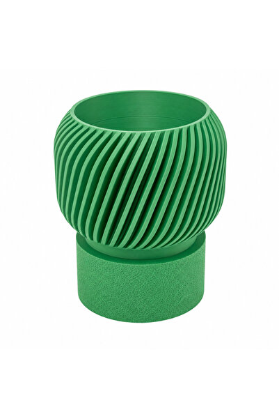 PrintForge Vaza Rowan, PrintForge®, printata 3D, 14x14x16 cm, fabricata din P...