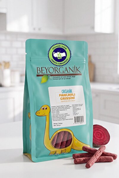 BEYORGANİK Organik Pancarlı Grissini 120gr