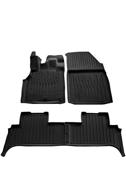 Umbrella Set de covorașe auto din cauciuc tip tavă pentru Renault Scenic III ...