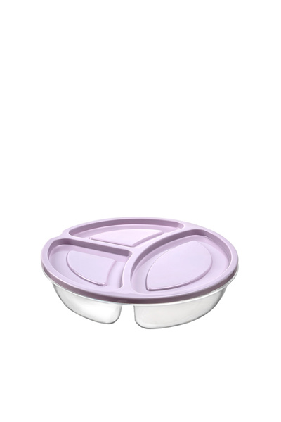 Hobby Smart 3-Compartment Round Storage Container 1.1 L 1385
