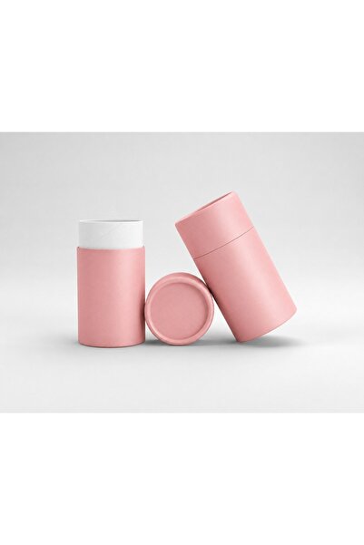 aybaş kağıtçılık 9x14 cm (1 Adet) Pembe Kapaklı Hediyelik Silindir Kutu, Sert...