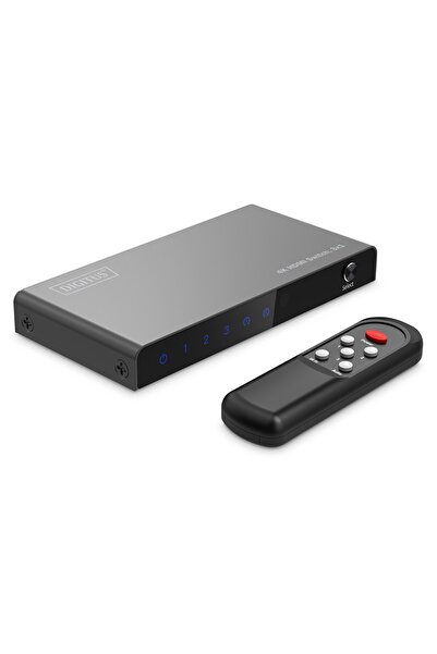 Digitus 3x1 HDMI Switch, 4K/60Hz HDCP 2.2 Kumandalı Geçiş Kontrolü