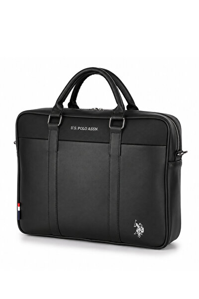 U.S. Polo Assn. Laptop Bölmeli Evrak Çantası 15.6 İnç Şık Tasarım Omuz Askılı...