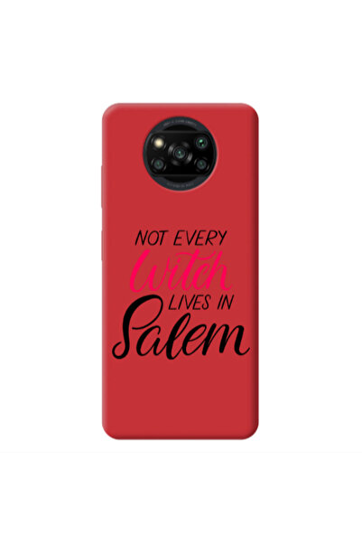 Other Xiaomi Poco X3 /X3 Pro Not every witch lives in salem Red Colored Silic...