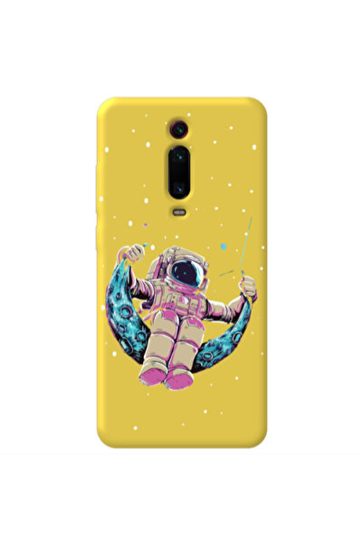 Other Xiaomi Mi 9T Pro Astronaut swinging on the moon Yellow Colored Silicone...