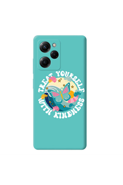 Other Xiaomi Poco X5 Pro Kindless Yourself Turquoise Colored Silicone TPU Θήκη