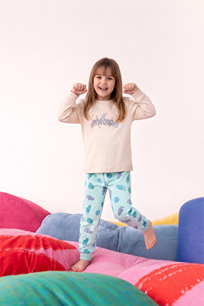 Minitrio Long Sleeve Patterned Children's Pajama Set