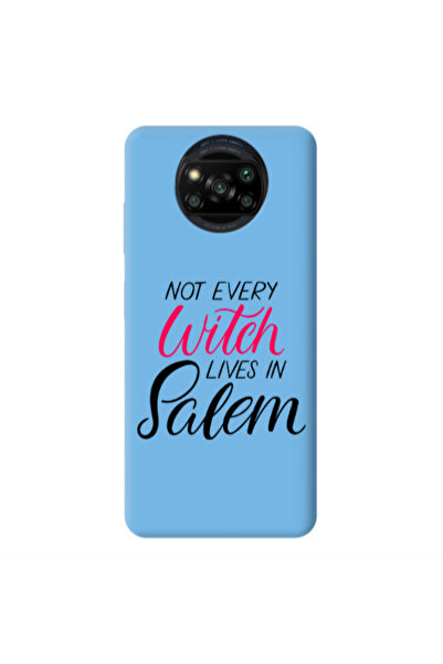 Other Xiaomi Poco X3 /X3 Pro Not every witch lives in salem Blue Colored Sili...