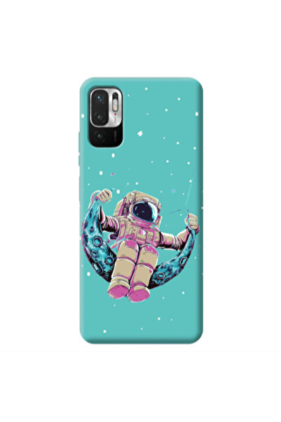 Other Xiaomi Redmi Note 10 Pro 5G Astronaut swinging on the moon Turquoise Co...