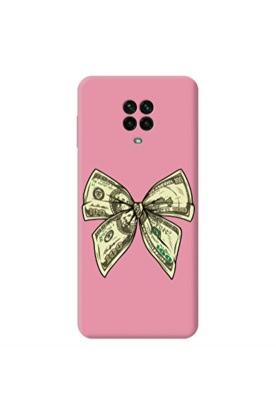 Other Xiaomi Redmi Note 9 Pro Bowtie Dollars Pink Colored Silicone TPU Θήκη