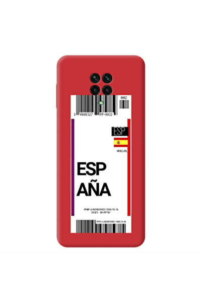 Other Xiaomi Redmi Note 9 Pro Espana Arrival Red Colored Silicone TPU Θήκη