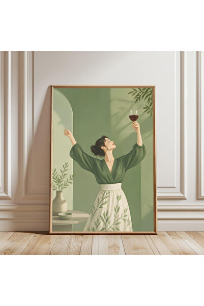 Tuba Decor Tablou dintr-o singură bucată cu ramă din lemn