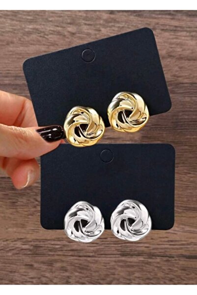 KAYOUBI Women's Spiral Earrings 2 Pairs