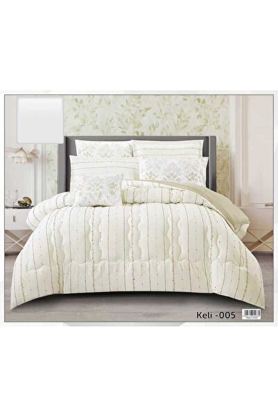 BIET ALMAFROSHAT New High-End Jacquard Brocade Quilted Bedding Set 7 Pieces