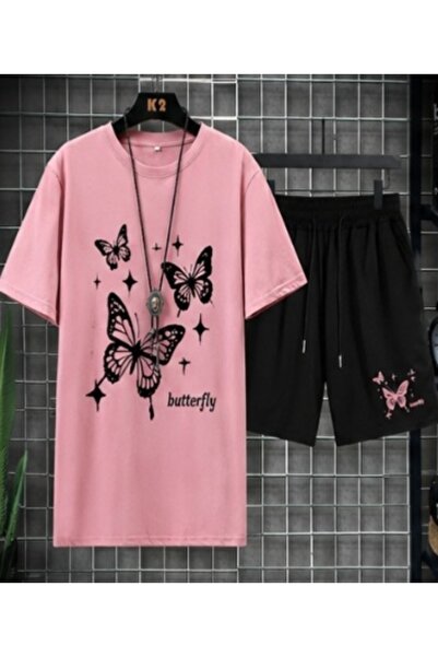 Joetsu Unisex Oversize Σετ με Σορτς και Κοντομάνικο T-shirt, Άνετη Εφαρμογή, ...