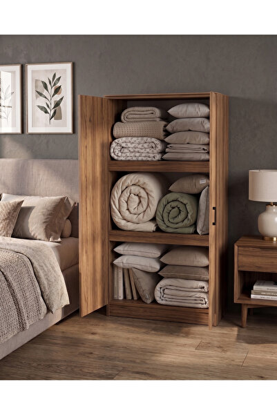 byzellahome ÖZEL ÖLÇÜ YÜKLÜK, ÇOK AMAÇLI DOLAP, %100 MDF 1. KALİTE , CEVİZ RE...