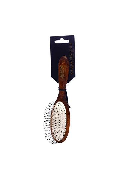 Keller Hair Brush -Mini Oval - Brown
