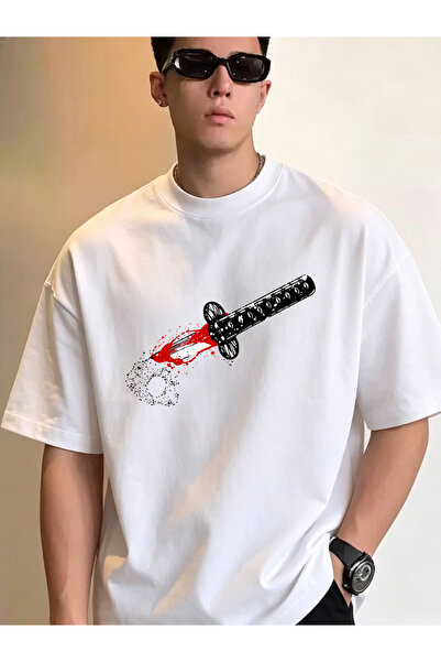 SAUDI Men and Women's 100% Cotton T-Shirt - Oversized Crew Neck Short Sleeve ...