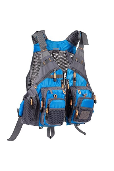 choice2 D75 Blue Bassdash Breathable Fishing Vest Outdoor Sports Fly Swimming...