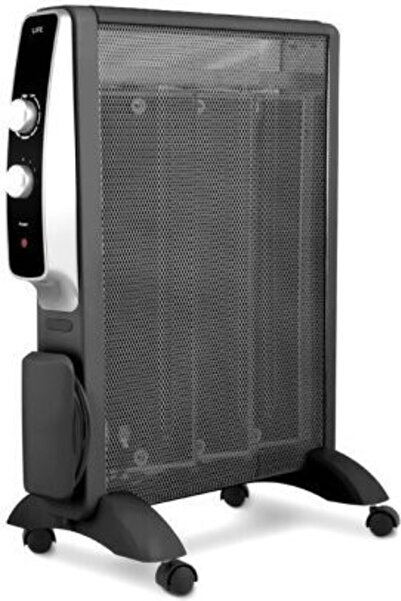 Life Magma 221-0195 Συναγωγική Θερμάστρα Δαπέδου 2000W Μίκα 55x62εκ. Μαύρο Κω...