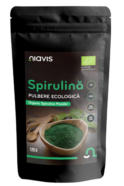 Niavis Spirulina Pulbere Ecologica/Bio 125g