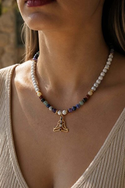 Orenda Design Chakra Balance 7 Chakra Natural Stone Necklace |   Spiritual Co...